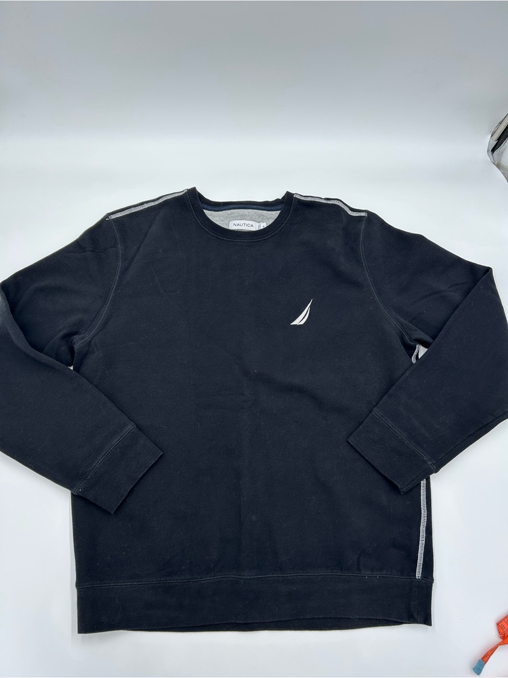 Nautica Men's Black Crewneck Sweatshirt M